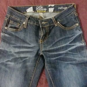 Skinny refuge dark wash jeans